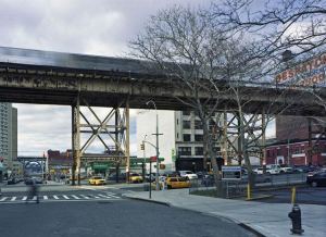 One of Columbia's photographs of blighted Manhattanville