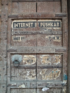 Canadian media artist runran, who took this photograph, says that Internet speeds in Pushkar, India, are akin to paint drying